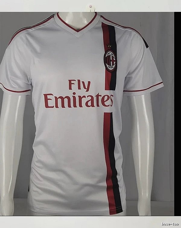 AC Milan Easy Match Retro soccer jersey Red Black Striped for Everyday Use