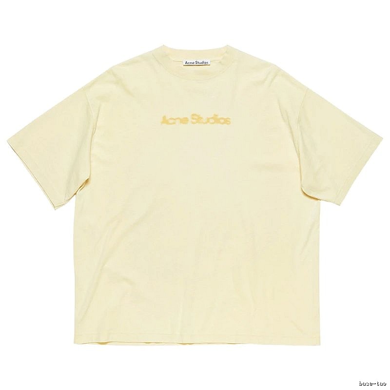 Acne Studios 2090-80 Yellow Style Ac908039 Stockholm Logo T-Shirt Everyday Rotation