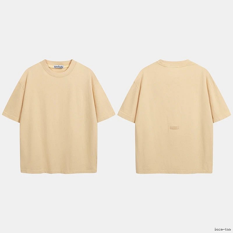 Acne Studios 2090-80 Yellow Style Ac908040 Stockholm Logo T-Shirt Match Day
