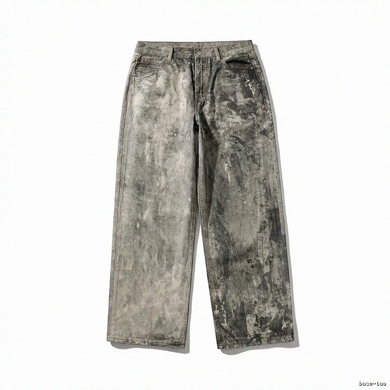 Acne Studios distressed grey jeans