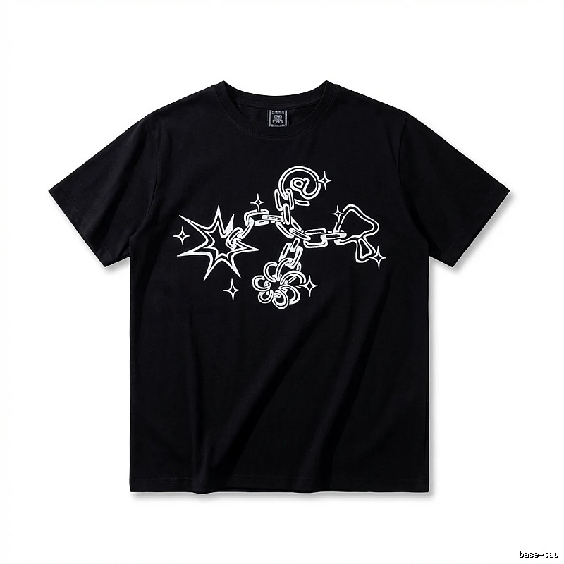 ADWYSD Trendy Style Black T-shirt