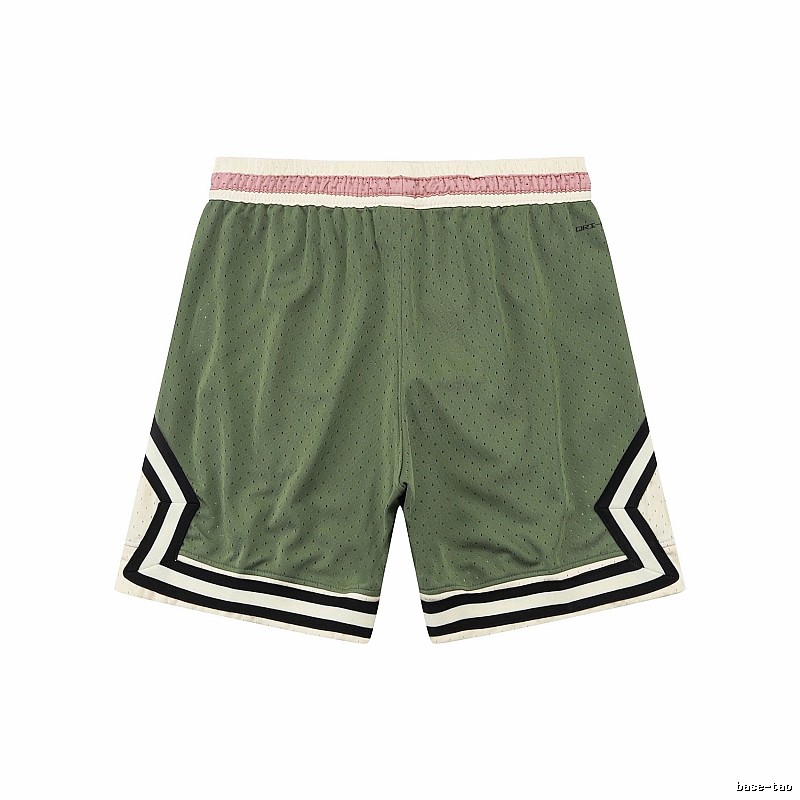AJ retro-style green shorts