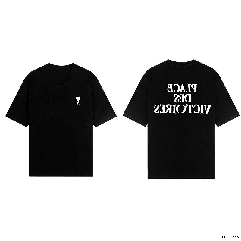 AMI letter-style short-sleeve T-shirt