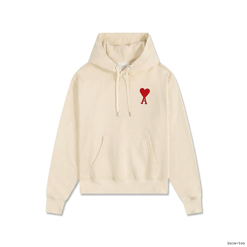AMI Love Pattern Beige Sweatshirt