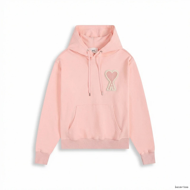 AMI Love Pink Hoodie