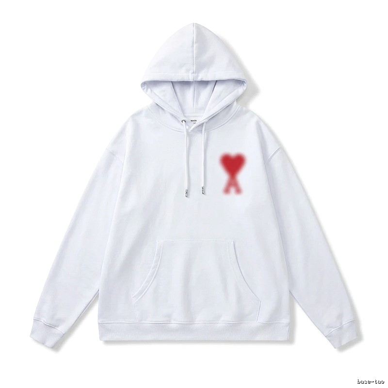 AMI Love Print Hoodie