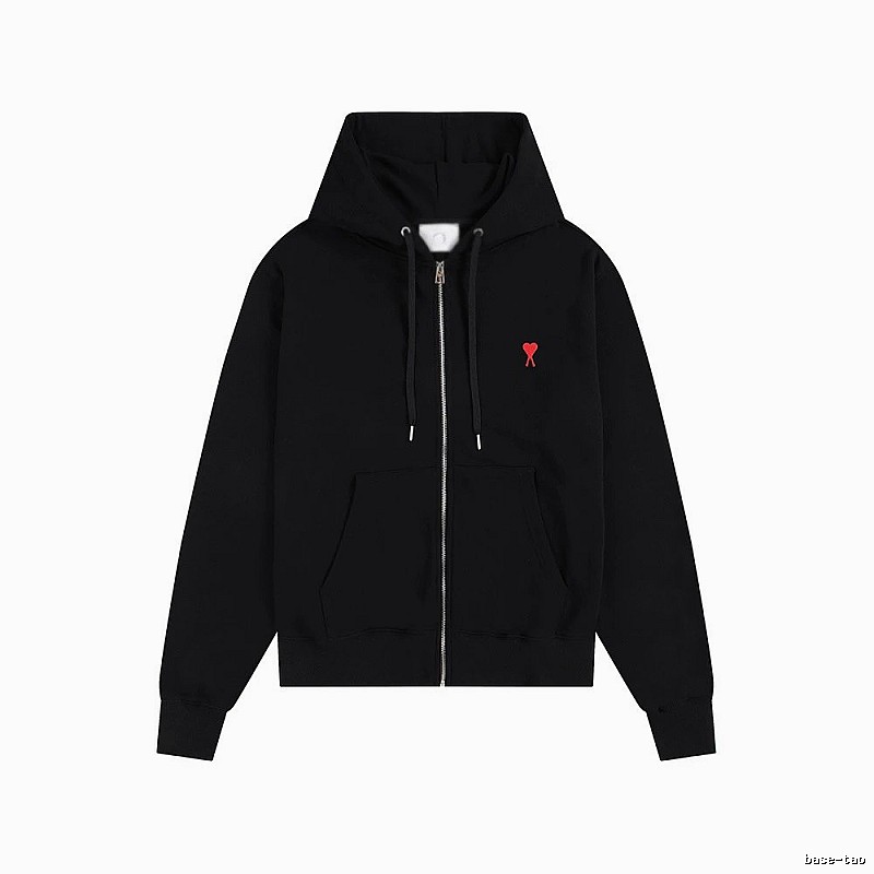 AMI Love Trend Brand Black Hoodie