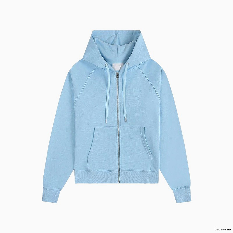 AMI minimalist style light blue sweatshirt