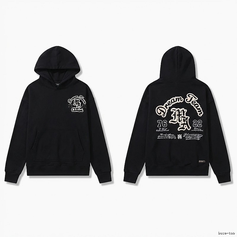 AMIRI Black Retro Hoodie