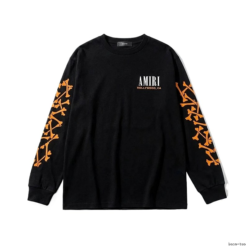 AMIRI Black Skull Pattern Sweatshirt