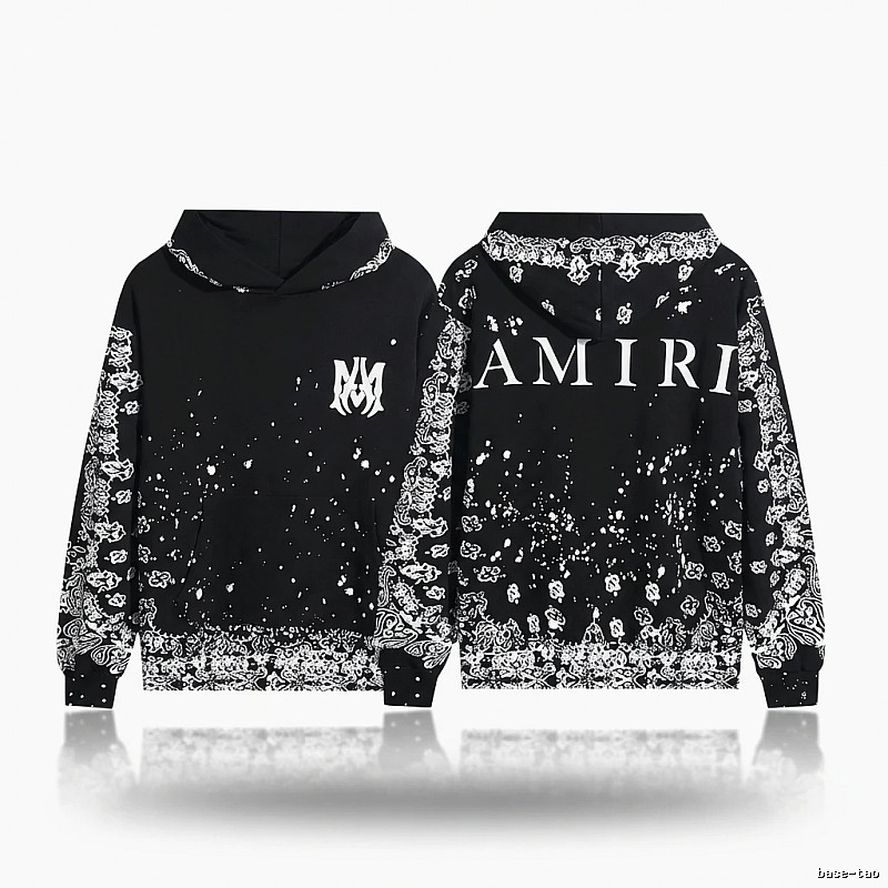 AMIRI Dark Style Cashew Flower Sweatshirt