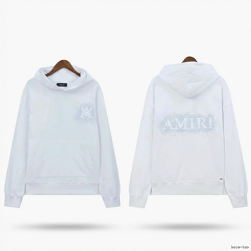 AMIRI Hot Drill Trend Brand White Sweatshirt