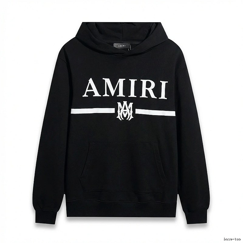 AMIRI Letter Print Black Sweatshirt