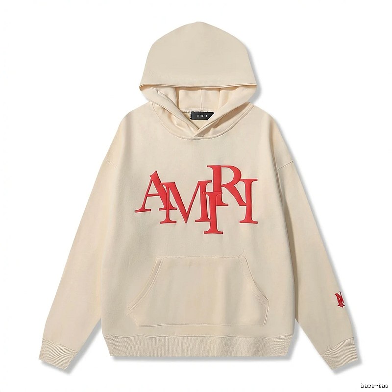 AMIRI Letter Style Beige Sweatshirt