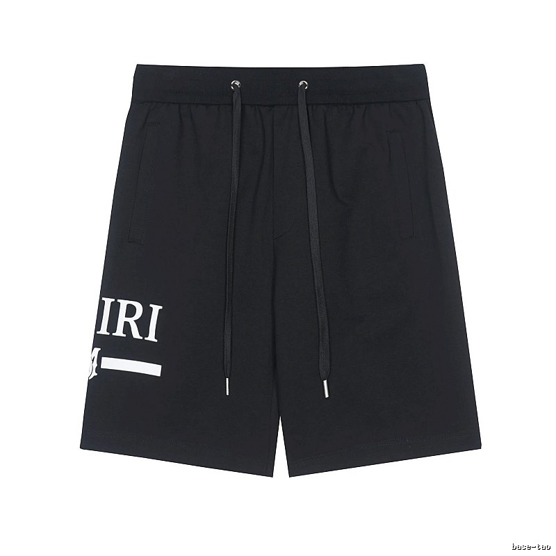 Amiri Logo Detail Logo shorts Black Casual Amiri with Relaxed Feel