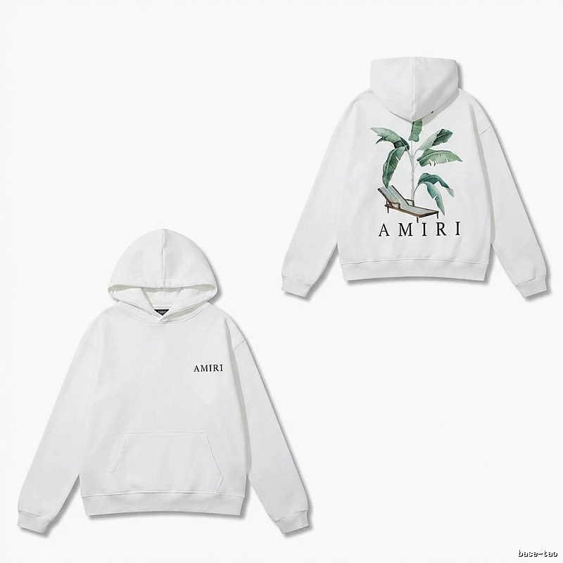 AMIRI Printed Casual White Hoodie