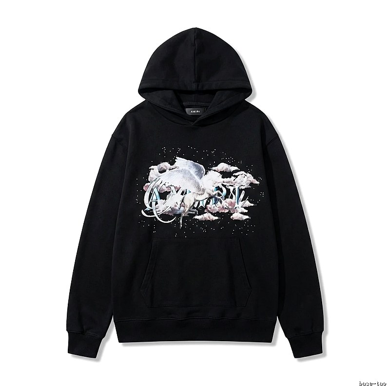 AMIRI Printed Trendy Black Sweatshirt