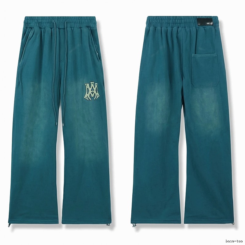 AMIRI retro-style dark green trousers