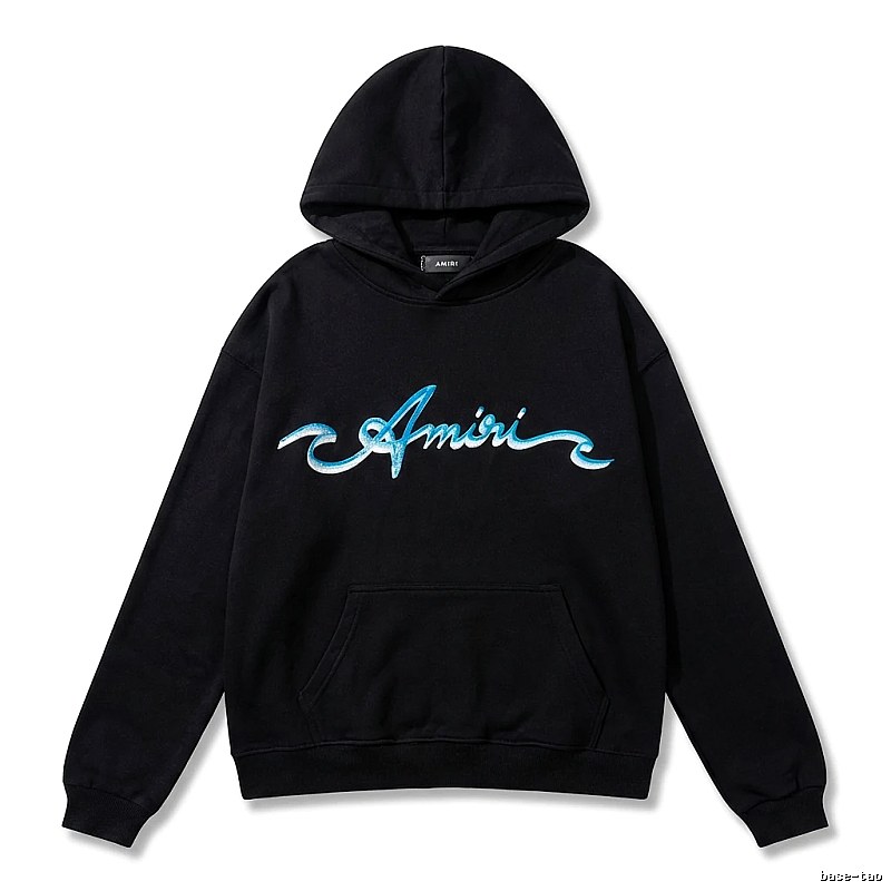 AMIRI Trendy Style Black Hoodie