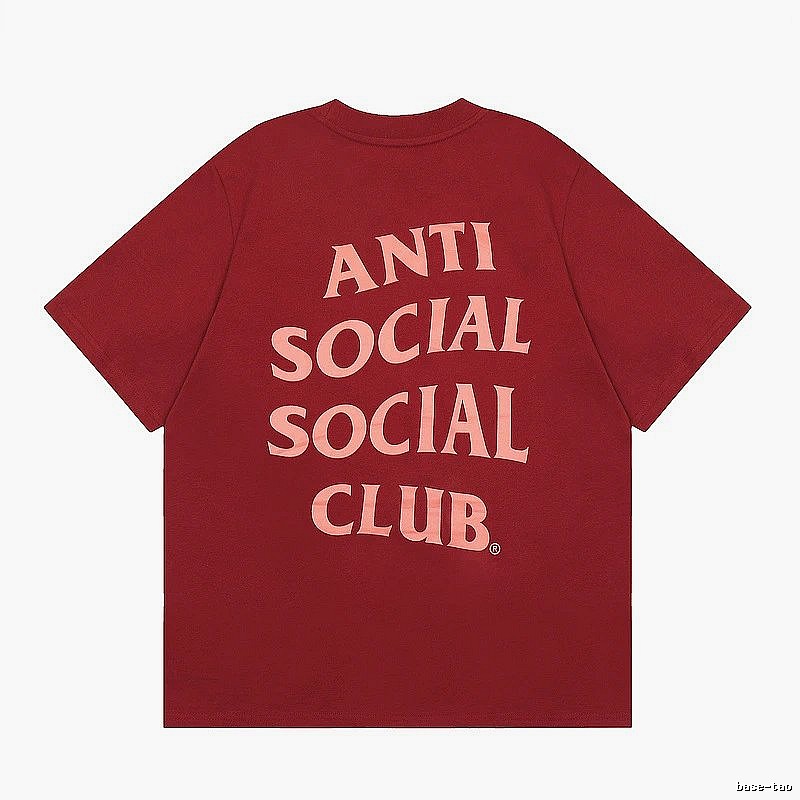 Anti Social Social Club Travel Logo T-shirt Black Orange Anti with Modern Look