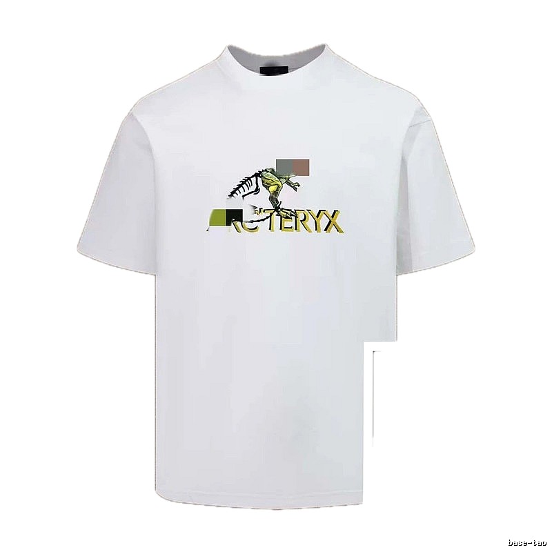 Arc'teryx Dinosaur Print Casual Style White T-Shirt