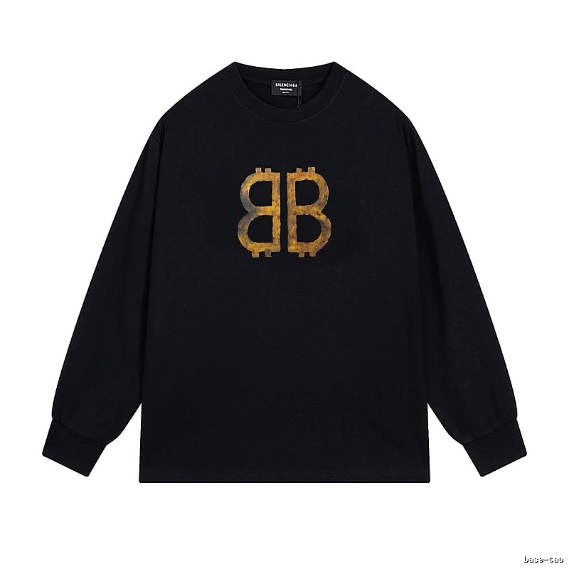 Balenciaga BB Print Black Sweatshirt