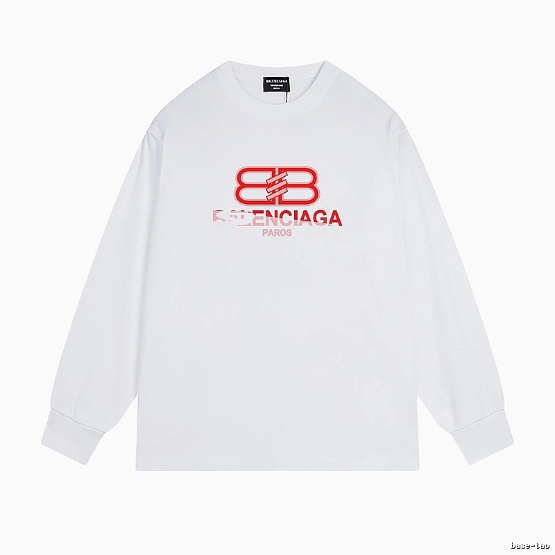 Balenciaga BB Print White T-shirt