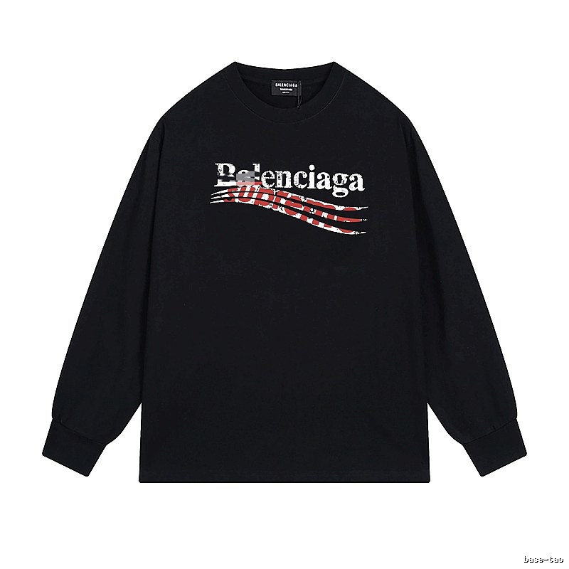 Balenciaga graffiti-style black T-shirt