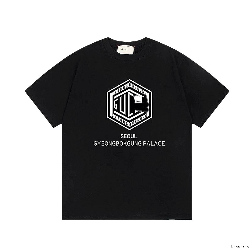 Balenciaga Graphic Printed Cool & Trendy Black Short-sleeve T-shirt