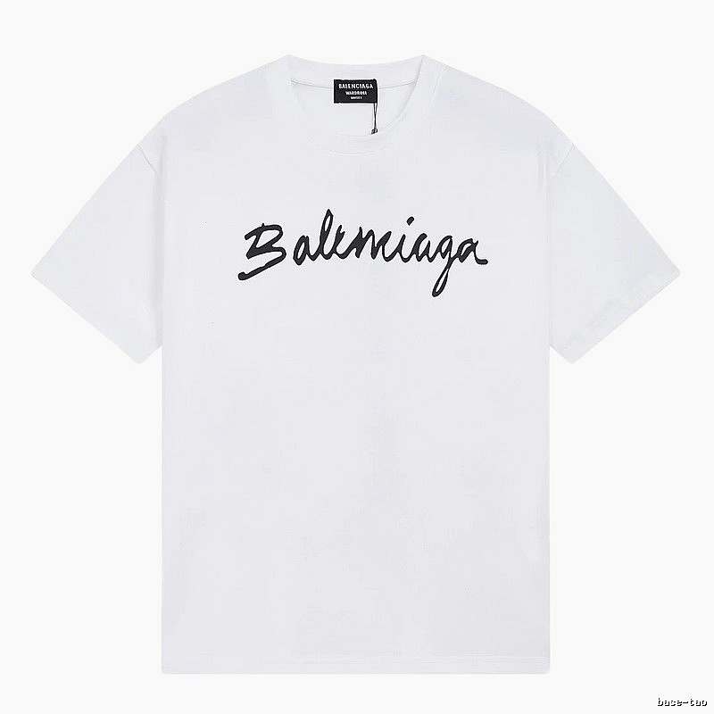 Balenciaga letter simple white T-shirt