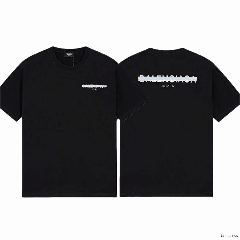 Balenciaga LOGO Printed Street Style Black T-shirt