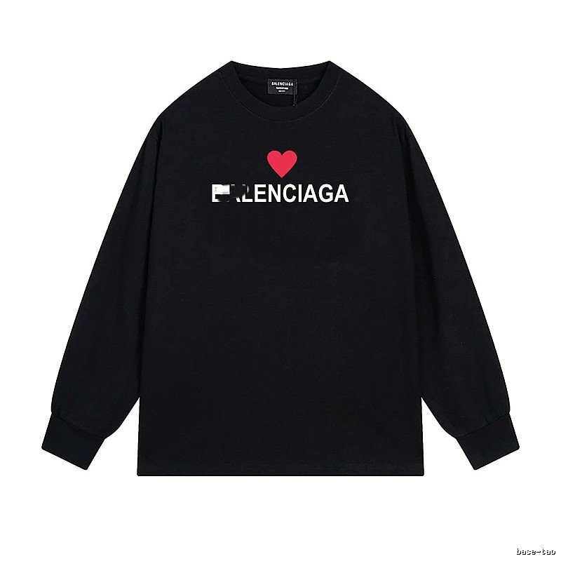 Balenciaga Love Simple Black T-shirt