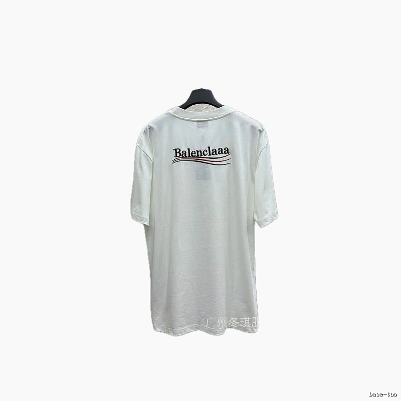 Balenciaga minimalist style white T-shirt