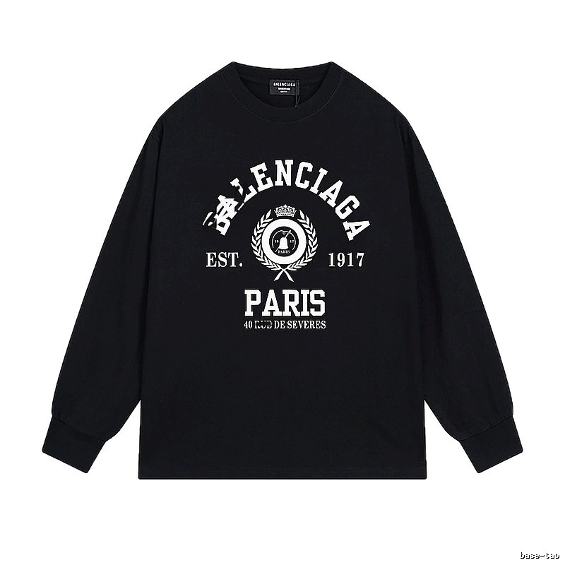 Balenciaga retro black long-sleeve