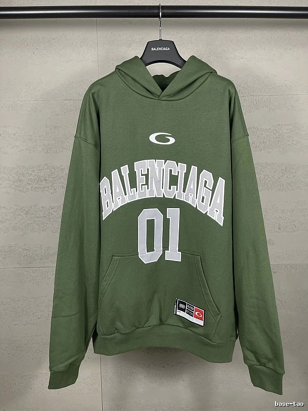 Balenciaga sporty green sweatshirt
