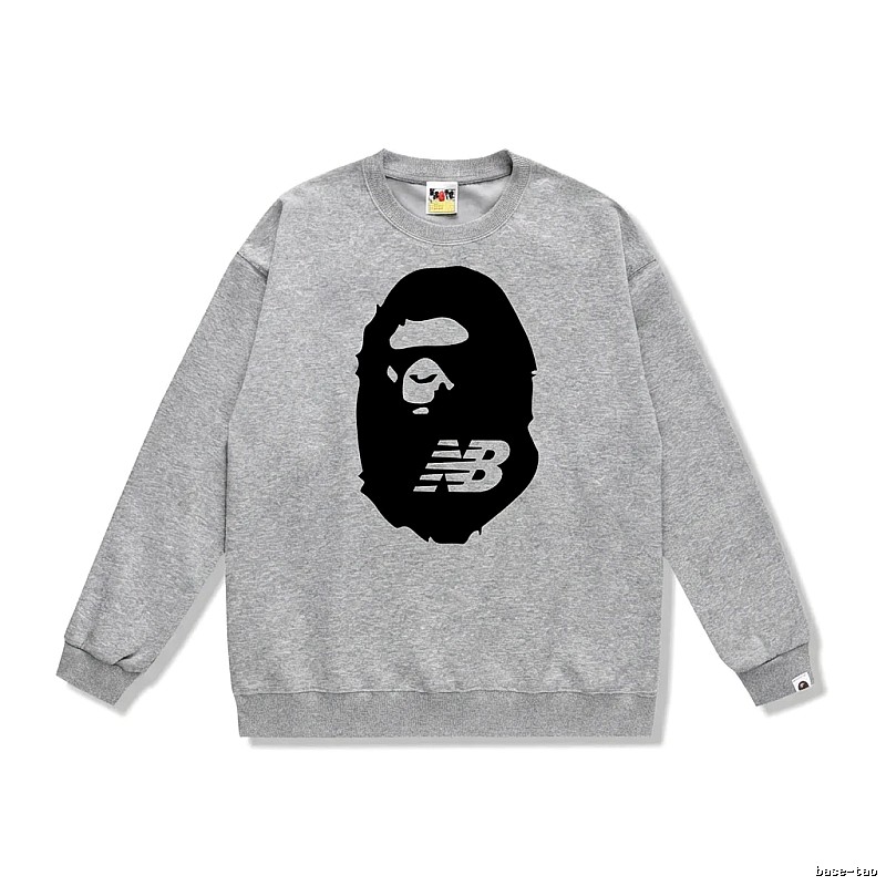 Bape Ape Head Grey Sweatshirt