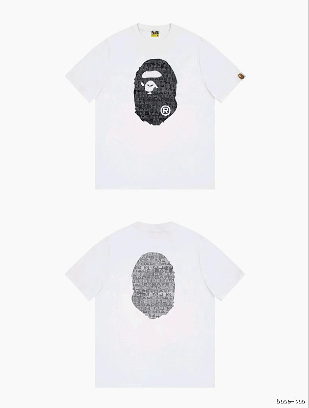 Bape Ape Head Simple White T-shirt