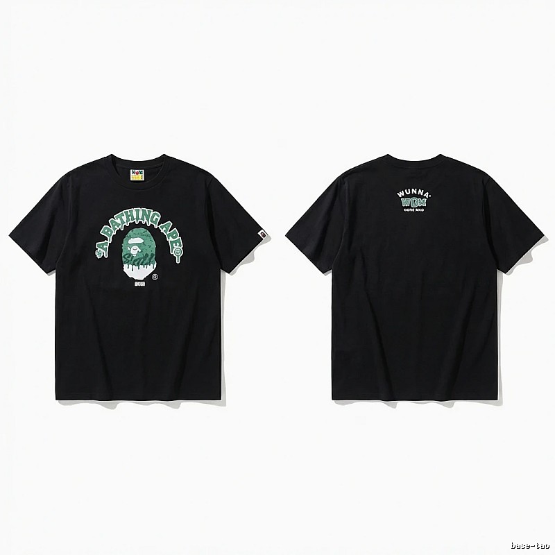 Bape Ape Head Trendy Black T-shirt