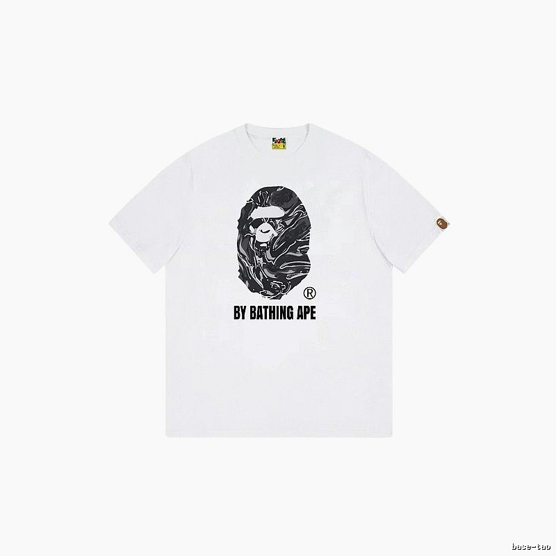 Bape Ape Head Trendy Cool White T-shirt
