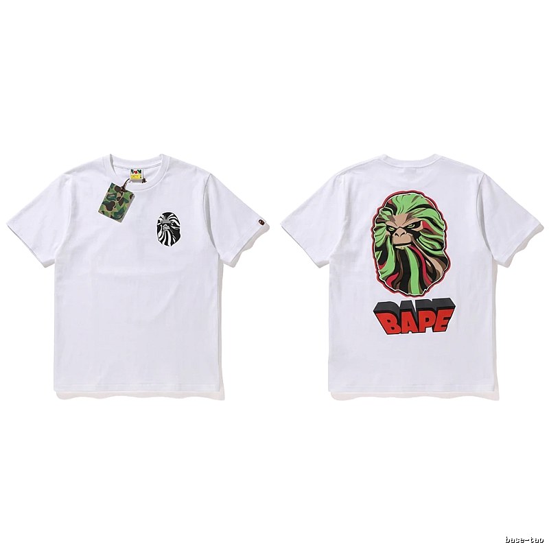 Bape Ape Head Trendy White T-shirt