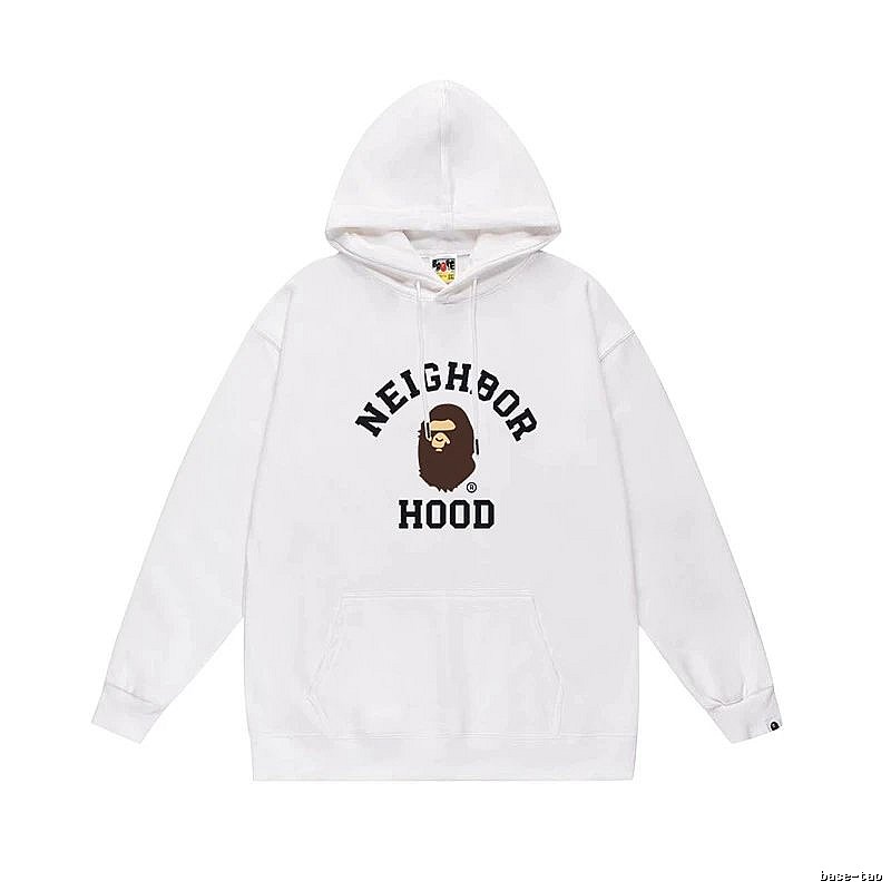 Bape Ape series white hoodie