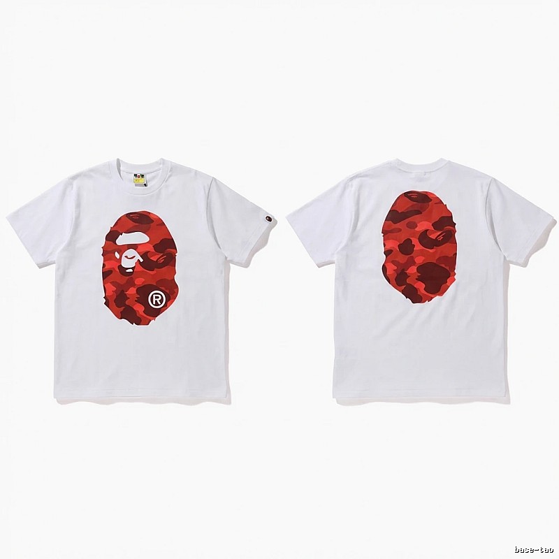 Bape camouflage style white T-shirt
