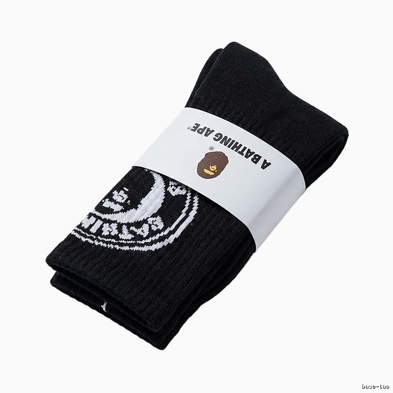 Bape classic trendy style black socks