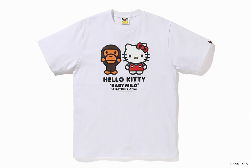 Bape co-branded cartoon white T-shirt