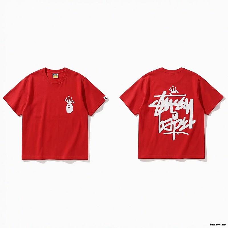 Bape Crown Graffiti Style T-shirt