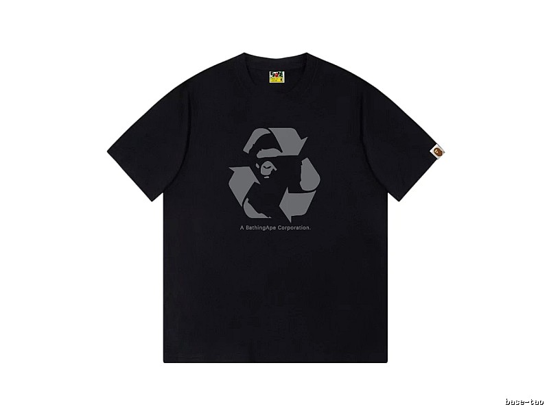Bape Recycling Series Black Short Sleeve