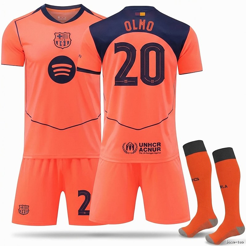 Barcelona sporty orange jersey