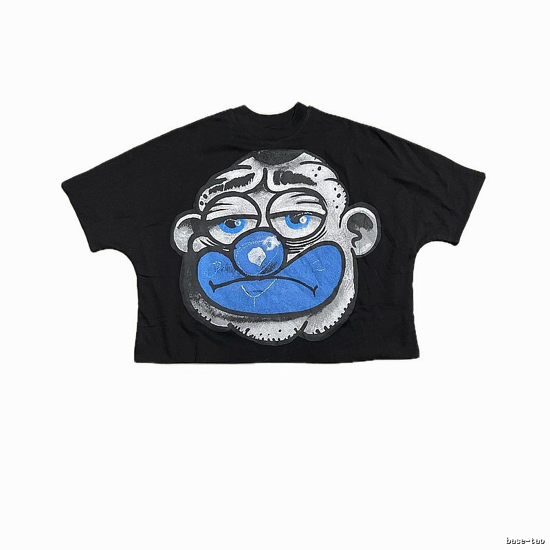Billionaire Cartoon Trendy Brand Black T-shirt