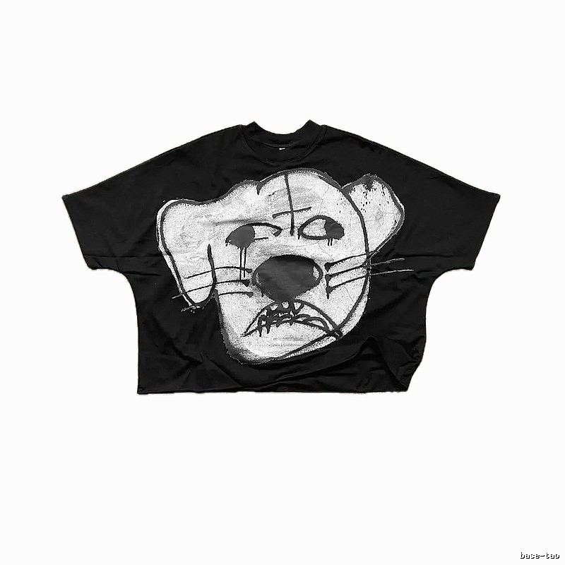 Billionaire Graffiti Style Black T-shirt