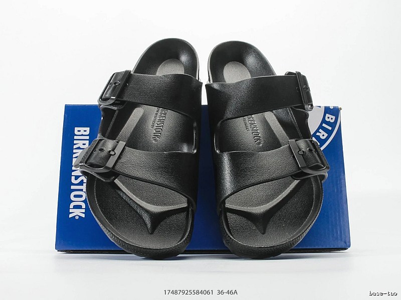 Birkenstock Classic Casual Style Black Slide Sandals
